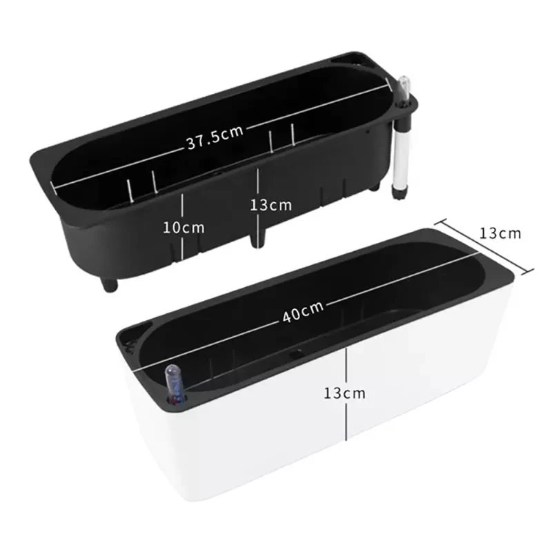 Rectangula Lazy Flower Pot Pot - Automatic Plant Waterer 评论和价格