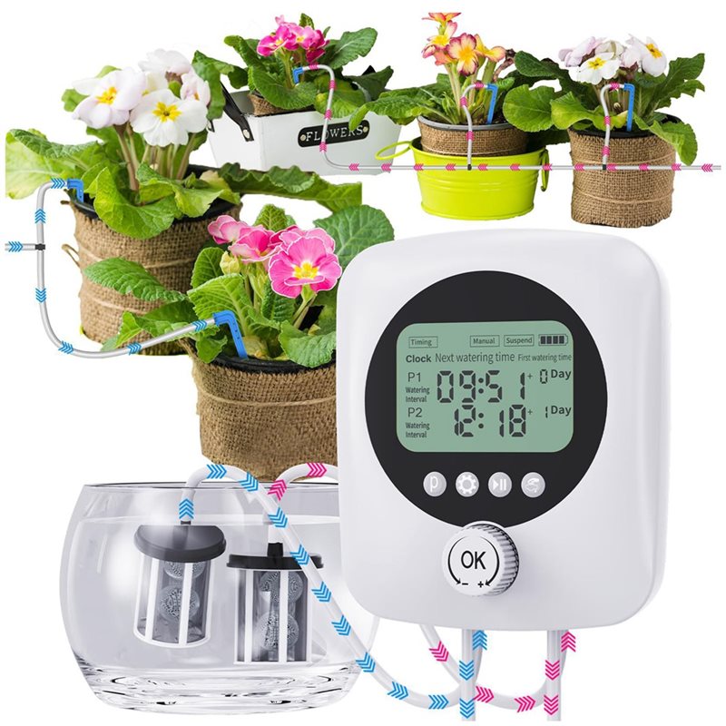 ALIM-For 30 Potted Plants Dual - Automatic Plant Waterer 评论和价格