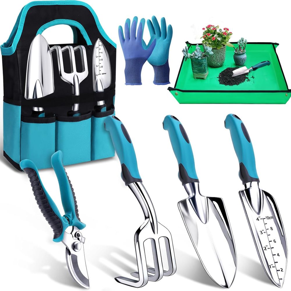 Durable 7-Piece Gardening Tool - Gardening Tools Essential 评论和价格