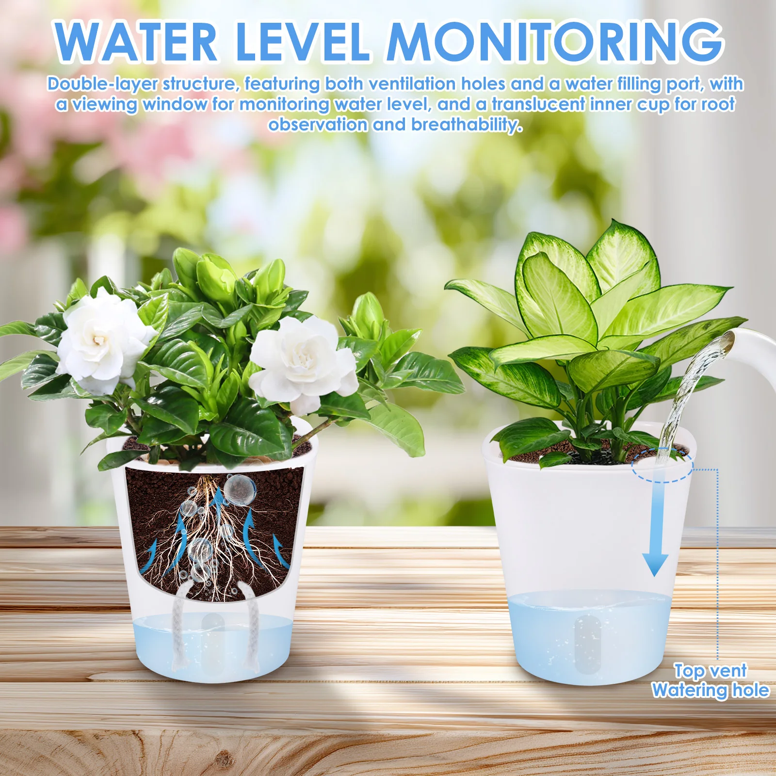10 Pcs Self Watering Planter L - Self-Watering Planter 评论和价格