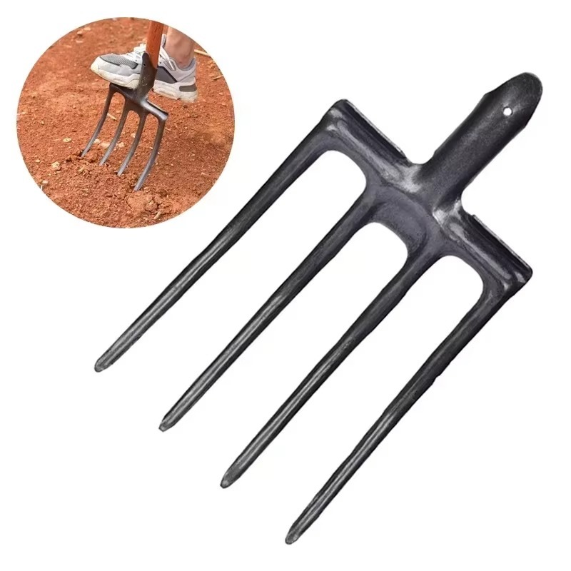 4-Tine Carbon Steel Agricultur - Spade Digging Fork 评论和价格
