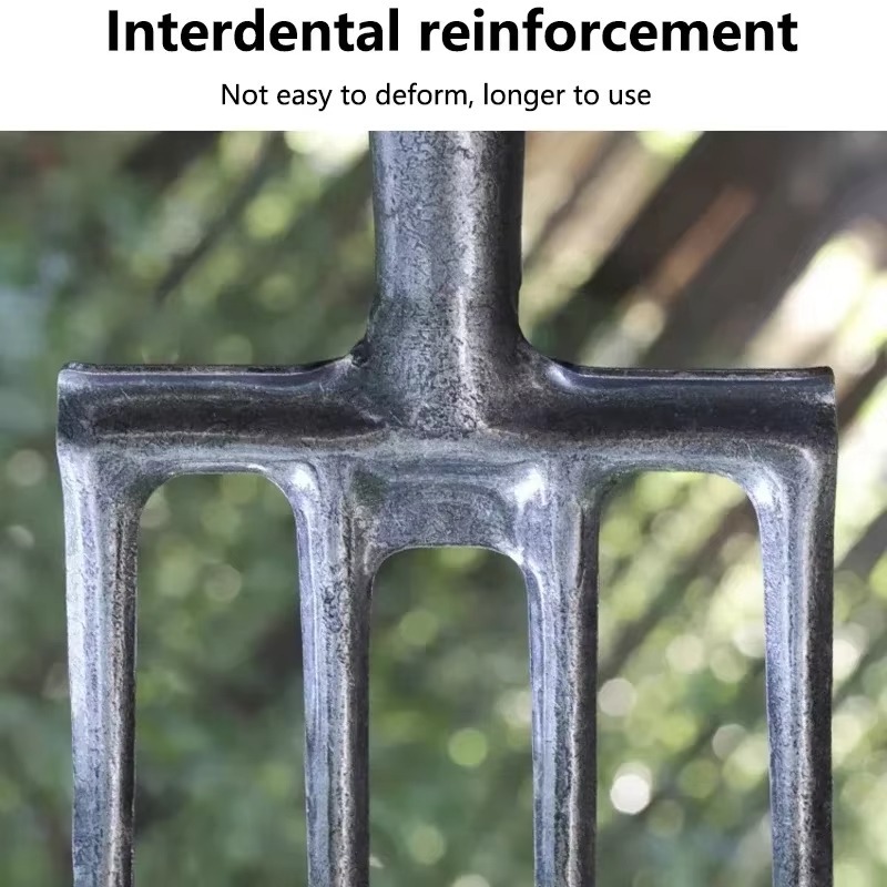 4-Tine Carbon Steel Agricultur - Spade Digging Fork 评论和价格